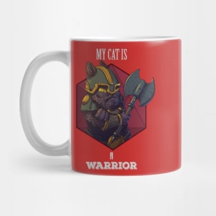 RPG Cat Warrior Mug